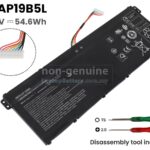 BATERIA ACER- AP19B5L 54.6Wh 15.4V 4 CELDAS A515-43 A515-43G A515-52 A515-52G