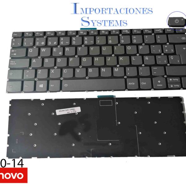 TECLADO LE_320-14IKB C/ENCENDIDO (01720) 12-D