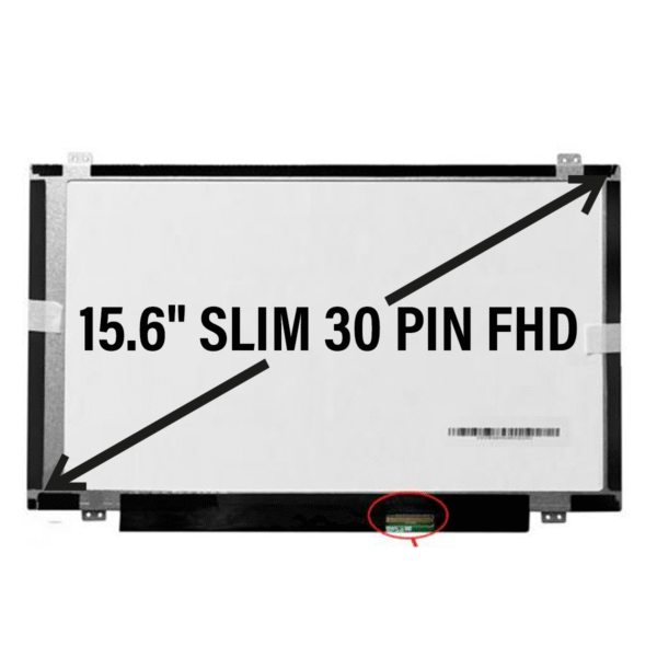 PANTALLA 15.6 SLIM 30 PINES FHD C/GANCHOS 1920*1080 (01343)
